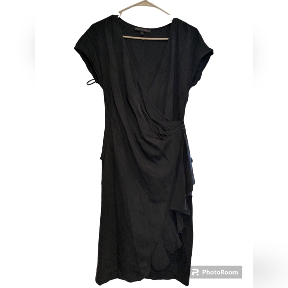 Lafayette Silk Little Black Dress - Picture 1 of 4